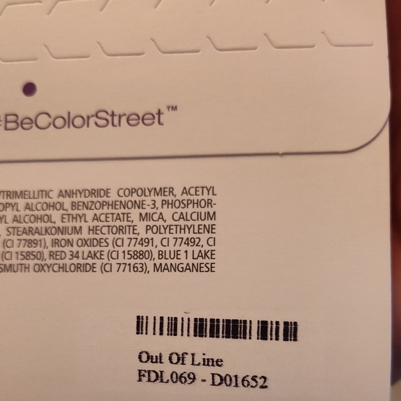 Color Street Green and White Nail Polish Strips - Picture 9 of 11